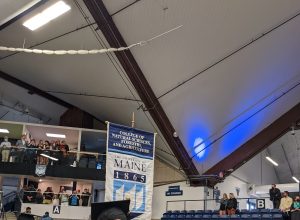 NSFA banner at graduation