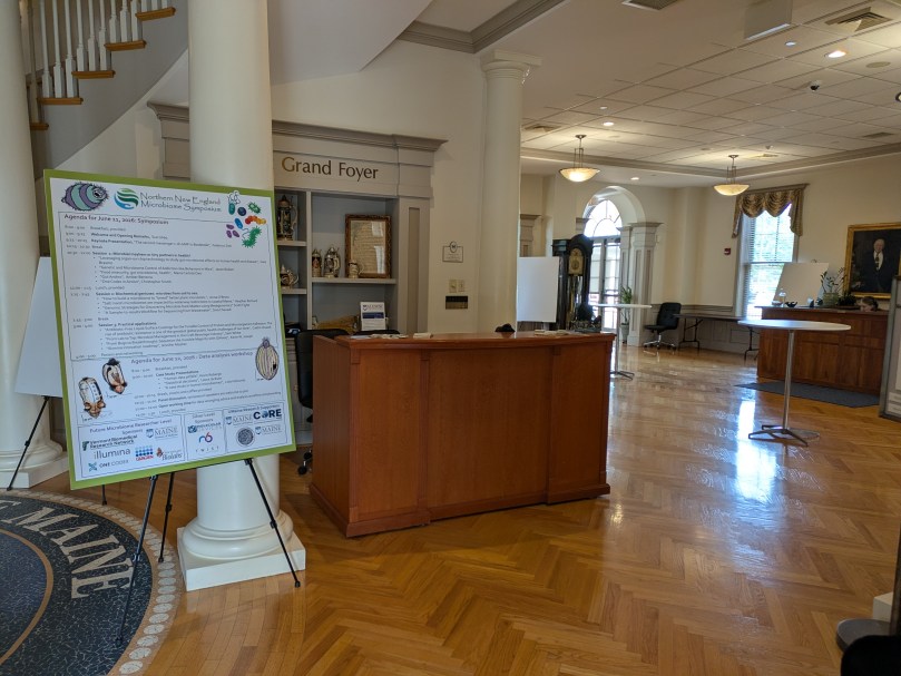 NNE Microbiome Symposium lobby
